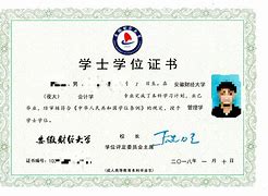安徽大学本科毕业证书